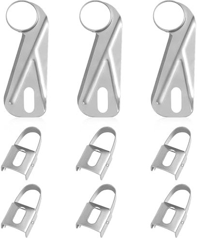 9stk Edelstahl Apfelschäler-Ersatzklingen, Universeller 6stk Schälklingen mit 3stk Schneid und Kernentfernungsklingen mit Aufbewahrungsbox für Küche Restaurant Picknick