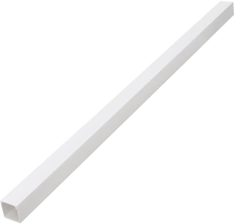 vidaXL Goulotte de Câble, Protège-câble, Protecteur de Câble, Cache-Cordon, Gestion de Câble de Bureau Maison Intérieur, 50x25 mm 10 m PVC