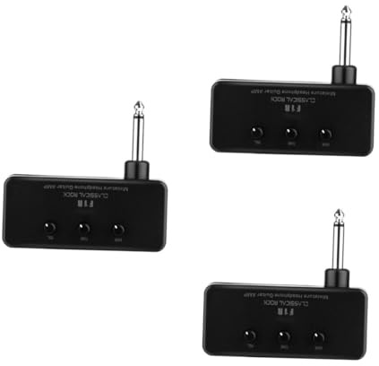 ibasenice 3sets Mini Amplificatore Per Chitarra Portatile Amplificatore Per Cuffie Di Basso Compatto e Leggero Compatibile Con Strumenti Musicali Facile Da Trasportare
