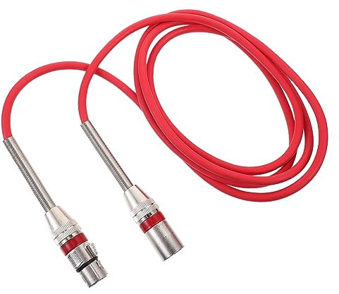 HEMOTON Xlr Mikrofonkabel Robuste Verbindungskabel Für Mixer Soundkarten Und Lautsprecher Rot Studioaufnahmen Und Live-performances