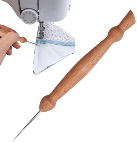 Metal Stiletto Sewing Tool,Stiletto Pressing Tool | Stitcher Seam Repair Tool,Awl Sewing Stitcher, Portable and Convenient Sewing Repair