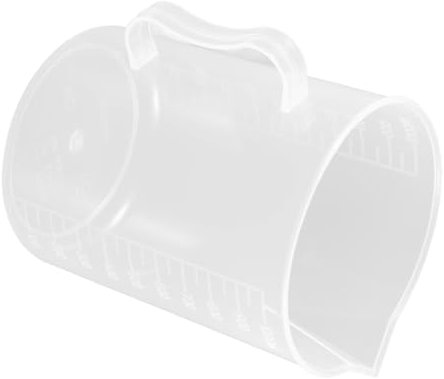 HAWILLOSCH Misurino Per Olio Motore in Plastica Brocca Graduata Misure Chiare Contenitore Per Misurazione Olio Per Auto e Moto Da Cross Capacità Ampia Per Usi Meccanici