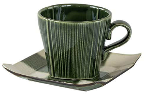 Tazas De Cafe Tazas Desayuno Taza de café de cerámica, juego de taza de té y platillo, taza de café, juego de té, tazas de café para café, té con leche, tazas de té de 200ml/6,7 Oz Tazas De Cafe Moder