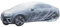 CGEAMDY Copertura Completa per Auto, Copriautos Telo Trasparente Antipioggia, Copriauto Pioggia Polvere Copertura, Copriauto Telo Auto Copertura Impermeabile, Telo Copriauto Monouso Auto(380x650cm)