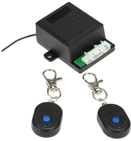 NIYANGLE Allarme Dell'auto Serratura Nascosta Elettronica Immobilizzatore Antifurto Per Auto Di Allarme Di Sicurezza Per Auto Batteria a Bottone