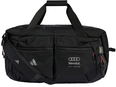 adidas Unisex Audi Revolut F1 Team Duffelbag 50L Duffel Bag, Black, One Size