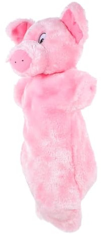 VICASKY Handspielpuppe Schwein Kreatives Geschichtenerzähl-Spielzeug Für Junge Mädchen Weicher Plüsch Baumwollmaterial Dekorative Handpuppe Zum Spielen Und Lernen