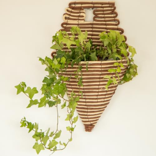 FabFinds Hanging Basket Outdoor Hanging Plant Pots Garden Planter Large (22, Corn Wall Torch)