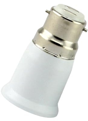 Adaptador de enchufe de luz – Convertidor de bombilla LED, adaptador de lámpara moderno, adaptador de enchufe de forma de cabeza fija, decoración del hogar, estante base de soporte, organizador ligero