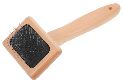 SEWACC Wollkardenbürste Mit Holzgriff Handkarden Für Filzhandwerk Nadelfilzwerkzeug Aus Holz Und Eisendraht DIY-Werkzeug Für Decken Und Matten Fellpflegebürste Für Haustiere