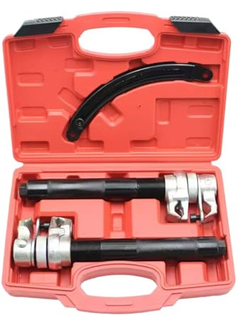 Lpoppcx Attrezzo di compressione a molla per auto | Set compressore a molla per ammortizzatori, di montaggio con bloccaggio sicuro per valvole, componenti di sterzo e parti del motore