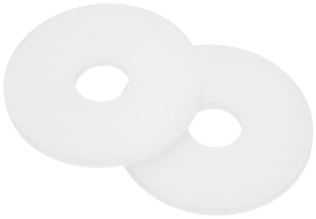 QUARKZMAN Rondelle Piatte M8 x 8mm Diametro Interno x 30mm Diametro Esterno | Rondella Piatta Liscia Guarnizione In Plastica, per Rubinetto Domestico Tubo Acquera Tubo, In Nylon