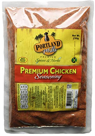 Portland Mills (Radlein Mills) Premium Chicken Seasoning 250 grams - Jamaican Import