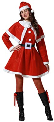 Atosa déguisement mère noël feutre adulte femme rouge XL