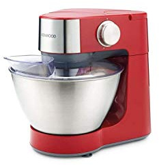 KENWOOD KM280RD Kenwood Prospero Processeur multi-usages, bol en acier inoxydable de 4,3 L, contrôle de vitesse variable, K-Beater (rouge)