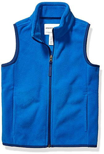 Amazon Essentials Chaleco de Forro Polar Niño, Azul, 8 años