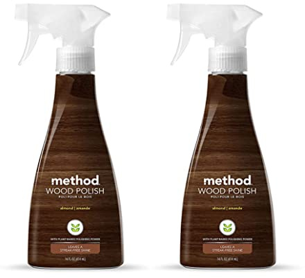Method Wood Polish, Almond, 14 Ounces, (2 Pack)