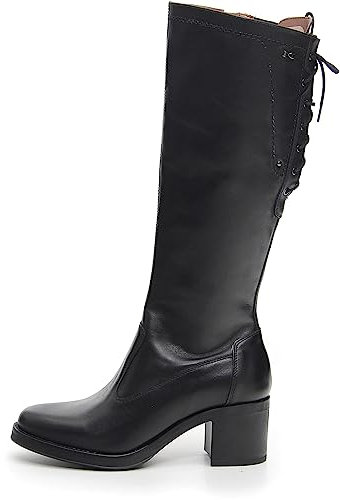 Nero Giardini I308821D Stivali Donna in Pelle - Nero 37 EU