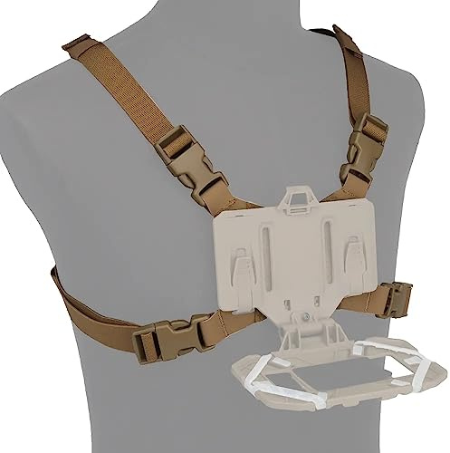 ACEXIER Taktische Weste Brust Rig Militär Handy Navigation Halterung Befestigungsgurt Airsoft Jagd MOLLE Dienstweste