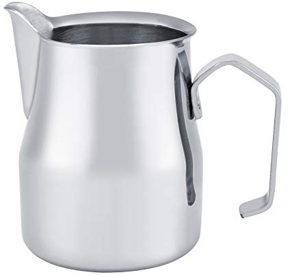 Cruche à café, pot à mousse de lait, cruche à café en acier inoxydable Pot à mousse de lait pour Espresso Latte Art Style Pitcher (750ml)