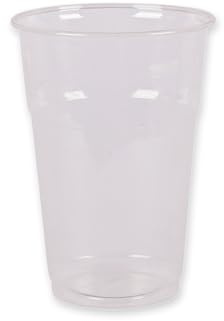 FRANZ MENSCH 1000 Stück Kaltgetränkebecher | PLA, transparent, H: 11,2cm, Ø: 8,5cm, V: 300ml, Plastikbecher, Wasserbecher, Kaltgetränkebecher
