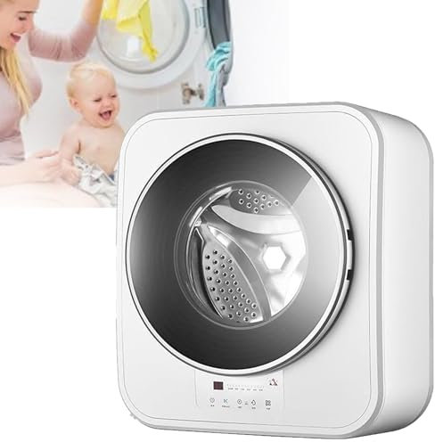 Lave-Linge à Tambour Frontal EntièRement Automatique, Mini-Lave-Linge Mural Intelligent 3 Kg, StéRilisation Par éBullition Haute TempéRature, Linge De BéBé, Cuisine, Salle De Bain