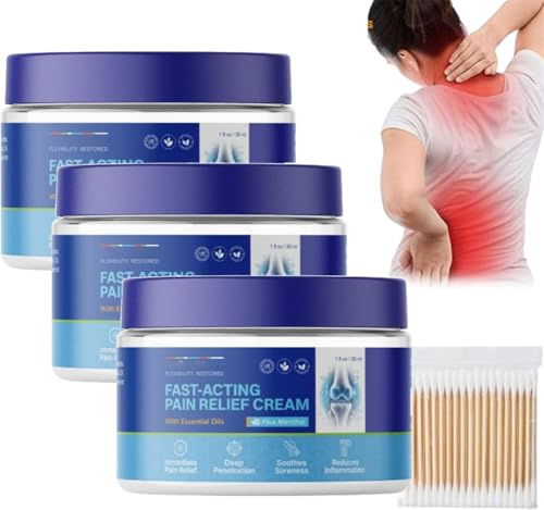 Arthromax - Crema para aliviar el dolor, Arthromax Plus, crema de ácido hialurónico, gel de cuidado articular de acción rápida, para dedos de los pies, dedos, manos, piernas y brazos (3)
