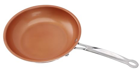 Ejoyous 24 Cm Non-stick Stekpanna, Aluminiumstekpanna med Långt Handtag, Lätt Att Rengöra Nonstick-yta, Jämn Uppvärmning för Biffägg Smörgåsar på gas- eller Elektriska Spisar