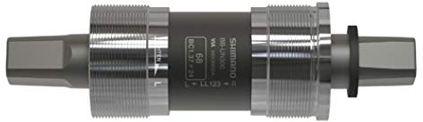 SHIMANO Square Type Bicycle Bottom Bracket - BSA 68MM, Spindle: 127.5MM (D-EL) - EBBUN300B27B