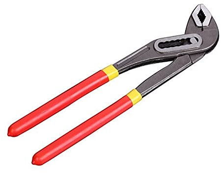 LIANYG Vattenpump tång 8/10/12 tum vattenpump tång snabbfrigörande VVS tång kraftig rak käke spår gemensam tång manuella verktyg (färg: C)