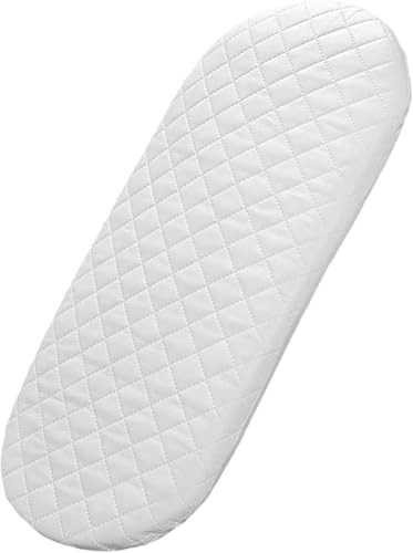 Luxe & Komfort Baby Moses Basket Mattress – Quilted Design, Hypoallergenic, Breathable [Sizes For Most Moses Baskets], Easy to Clean (76 x 33 x 4)