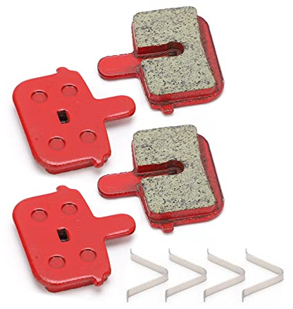 Plaquettes de Frein à Disque 8 Pièces - Semi-Métal en Résine Durable pour Vélo de Montagne et Véhicule Électrique