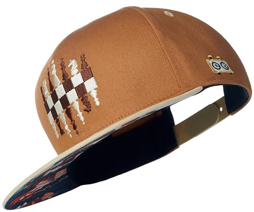 Cadency® Snapback Caps Herren und Damen, Einzigartig, Individuelle Themen Caps, Basecap gerader Schirm, Baseball Kappe, Damen, Unisex, Größenverstellbar