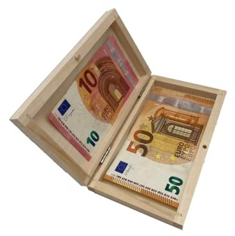 GutSchein Box – Geldscheine als Gutscheine originell verpacken – Geldgeschenke Verpackung Hochzeit Weihnachten Geburtstag Abschied Party – Geld für Geldgeschenke