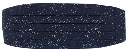 Trafalgar Herren Mystere Metallic Star Light Kummerbund, Marineblau, Einheitsgröße