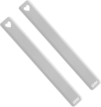 Clay Thickness Ruler,2PCS 2/3/4/5/6mm Acrylic Polymer Clay Rolling Depth Guide,Clay Roller Guides Polymer Clay Thickness Guides Sticks Pottery Tools for Clay DIY Crafts (Clear 6mm)
