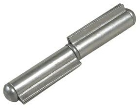 Cerniera da Saldare a 2 Ali in Acciaio con Perno Sfilabile - Adatto a Cancelli, Porte, Mobili Interni Esterni - Adatto per Ferramenta, Falegnameria, Arredamento, Fai-Da-Te (2 Ali - 120 mm.)