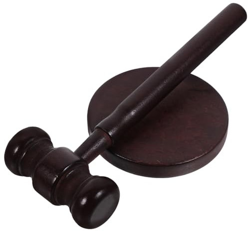 TINEASUR Holzhammer Für Junge Mädchen Requisite Für Rollenspiel Gerichtshämmer Aus Holz Langlebig Und Verschleißfest Für Grab-week-zeremonien
