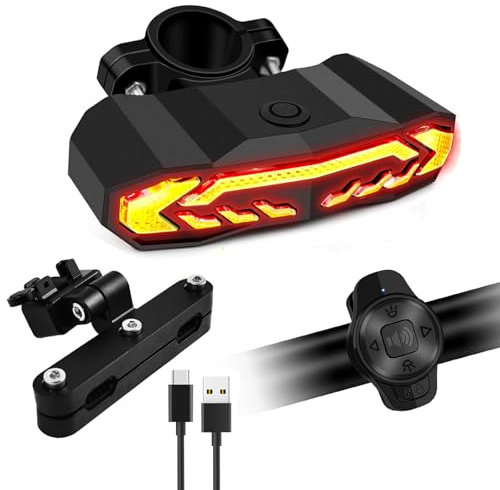 NineLeaf Fahrradalarm mit Neuer Fernbedienung Drahtlos & Multifunktionaler Ständer, USB wiederaufladbarer Anti-Diebstahl Motorradalarm, 110db lautes wasserdichtes Fahrradsicherheitsalarmsystem