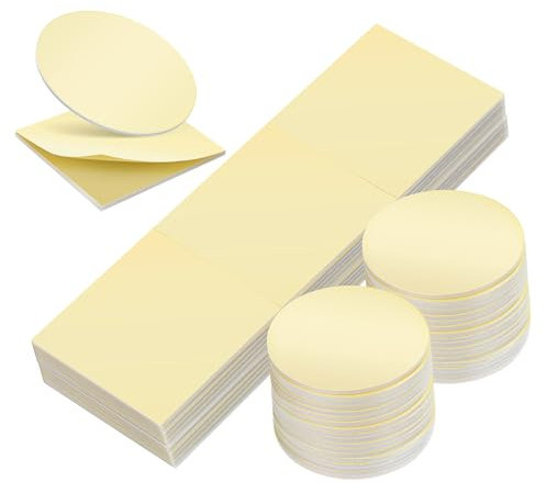 Angoily 60pcs Removable Mounting Squares Double Sided Sticky Dots Double Sided Tape for Wall Mounting