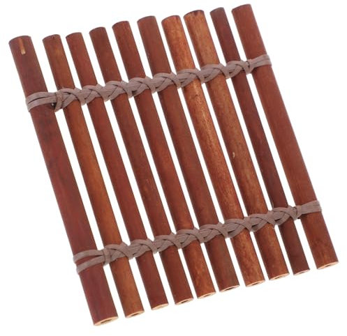STOBOK 1stücke Professionelle Panflöte Für Anfänger Mini Panflöte Handgefertigtes Musikinstrument Für Kreative Projekte Und Miniaturgarten-Dekorationen