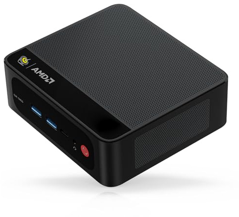 Beelink SER5 Mini PC, Ryzen 5 5500U (6C/12T, Bis zu 4.0 GHz) Mini Computer, 32 GB RAM DDR4 3200 MHz, 500 GB PCle SSD, Micro PC Support Dualer LAN 1000M, HDMI, WiFi 6, BT5.4