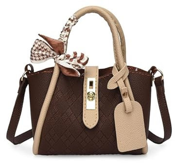 Leder Tasche machen Kit 1Set DIY Handgemachte Tasche Handtasche Nähen Mit Nähen Handel Tasche Hand Nähen Material Pu Leder Zubehör Für die Herstellung von Taschen, Handtaschen, DIY(Brown material)