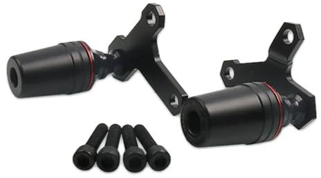CMGGMKEZDP Motorrad-Schieberegler Für Y&amaha XJ6 XJ6N XJ6/N Motorrad-Sturzschutz Sturzpads Und Verkleidungsschutz Motorrad-Crash-Protector(Rot)