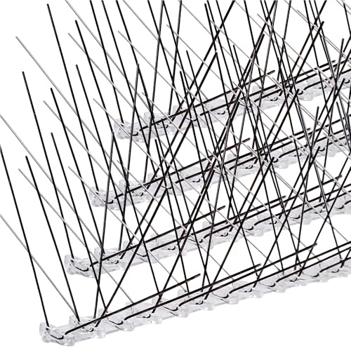 Konzept 11 Taubenabwehr Spikes – (5-reihig, 2m), ohne Bohren, vormontiert & flexibel zuschneidbar