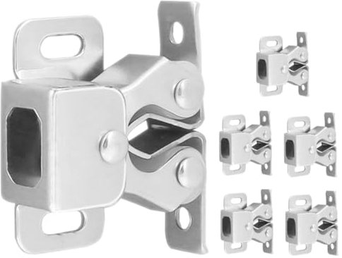 HOUDERCO 6piezas Pestillos De Bola Para Puerta Resistentes y Lisos Para Armarios y Gabinetes