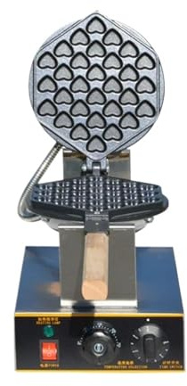 Máquina For Hacer Waffles Con Forma De Corazón, Huevo Chino, Hojaldre, Molde Hierro, Huevos Hong Kong, Muffins, Horno, Placa Antiadherente Calentamiento Uniforme Y RáPido