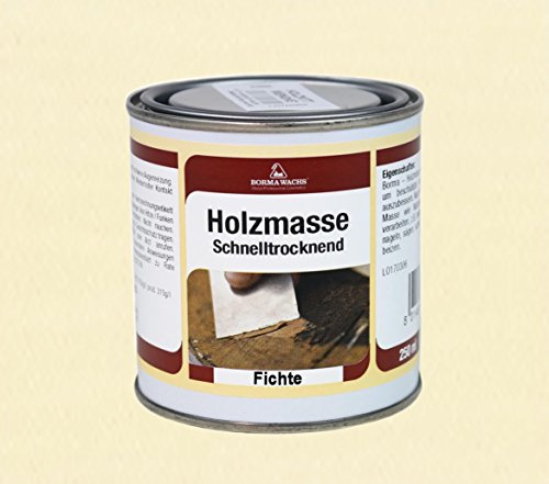 Fertige 1K Holzmasse aus Echtholzmehl hergestellt 250ml, Fichte - 04