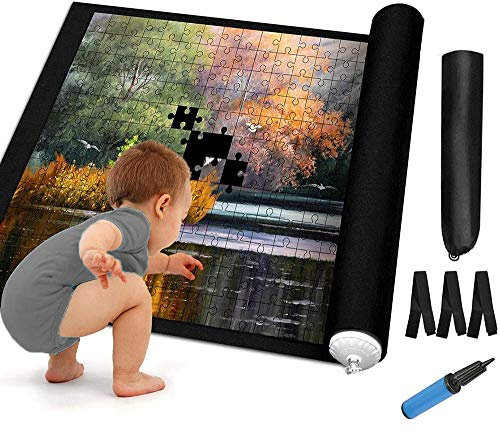 YISUPP Übergroß Jigsaw Puzzle Roll Mat Puzzle Storage Saver, Puzzlematte Aufbewahrungrolle Für Bis Zu 3000 Teile Puzzle,26 * 46inch
