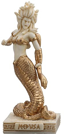 Veronese Design Grekiska gudar miniatyrfigur (Medusa, Flerfärgad), (WU78027AA)
